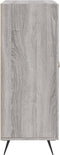 vidaXL - Dressoir - 69,5x34x90 - cm - bewerkt - hout - grijs - sonoma - eikenkleurig