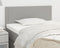 vidaXL - Hoofdbord - 100x5x78/88 - cm - stof - lichtgrijs