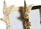 Fotolijsten DKD Home Decor 18 x 3 x 22,6 cm Kristal Zwart Beige Gouden Hars Shabby Chic (2 Stuks)