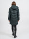Vila Viadaya - Halflange jas - Afritsbare capuchon - Darkest Spruce Dames Maat 44