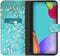 iMoshion Hoesje Geschikt voor Samsung Galaxy A52s / A52 (4G) / A52 (5G) Hoesje Met Pasjeshouder - iMoshion Design Softcase Bookcase - Blauw / Meerkleurig / Blossom