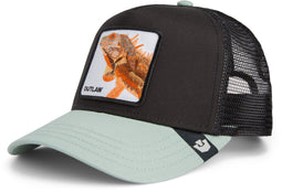 Goorin Bros - The Outlaw Lizard Cap - Geborduurde hagedis en "Outlaw" tekst - Bruin (2025)