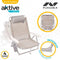Beach Chair Color Baby Grey 51 x 45 x 76 cm