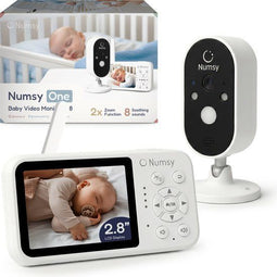 Numsy One - Babyfoon met Camera - 2.8 inch Scherm - Nachtzicht - VOX/ECO - Terugspreekfunctie