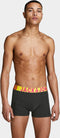 JACK&JONES ADDITIONALS JACCRAZY - Boxershorts 3-pack - Zwart Donkergrijs Helder Blauw (3-pack)