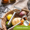 HI NATURE™ Dunschiller & Spiraalsnijder - 2-in-1 Julienne & Groente Schiller - Groenteschiller - Fruitsnijder - Schillers - Snijders,