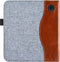 Hoesje Geschikt voor Tolino Vision 6 Sleepcover Jeans Style Hoes Grijs