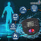I-Kracht Total Fitness Crunch met digitale monitor Zwart
