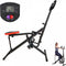 I-Kracht Total Fitness Crunch met digitale monitor Zwart