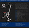 I-Kracht Total Fitness Crunch with Digital Monitor Silver