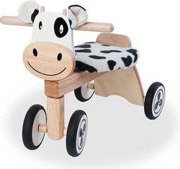 I'm Toy Loopfiets Koe Met Stoffen Zitje