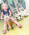 I'm Toy Loopfiets Koe Met Stoffen Zitje