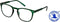 I NEED YOU G65100 Leesbril TAILOR +1.00 Donkergroen