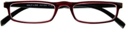 I need you leesbril half-line rood/zwart 1.00