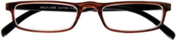 I need you leesbril relax half-line bruin-zwart 2.50