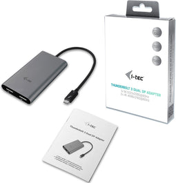 i-tec Thunderbolt 3 Dual DP Video Adapter
