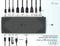 i-tec USB-C Dual docking station (65W) met 2 x HDMI + 2 x Displayport + 11 poorten