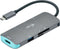 i-tec USB-C Metal Nano Dock met HDMI + USB-A + Audio/Mic + Kaartlezer + USB-C Oplaadpoort