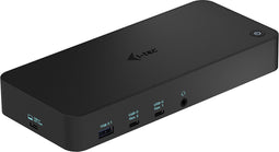 i-Tec USB-C/Thunderbolt Docking Station 3 x 4K video en vele andere poorten