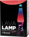 I-total Lavalamp Glitter 40 Cm Glas/staal 30w Blauw/paars