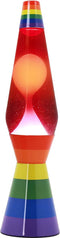 i-Total Lavalamp - Lava Lamp - Sfeerlamp - 40x11 cm - Glas/Aluminium - 30W - Love is Love - XL2185