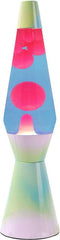 i-Total Lavalamp - Lava Lamp - Sfeerlamp - 40x11 cm - Glas/Aluminium - 30W - Rainbow Dream - XL1779