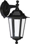 I-WATTS - Padverlichting - E27 - 60W - zwart - Aluminium behuizing met 6 glazen zijkanten