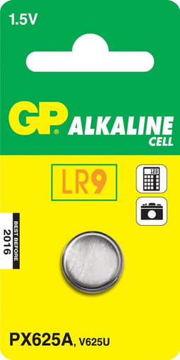 GP - 625A - Knoopcel Alkaline 1,5V - Aluminium
