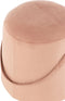 J-Line poef Handvat - velvet - roze - woonaccessoires