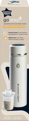 Tommee Tippee GoPrep Formula voedingsbereider, bereidt de perfecte flesvoeding in 2 minuten, draagbaar, koele fles met LED digitale temperatuurweergave