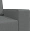 vidaXL - Vloersofa - Bed - 2-in-1 - Donkergrijs - 245x150x60,5 - cm - Stof