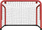 vidaXL Hockeydoel met net 68x32x47 cm staal en polyester rood en zwart