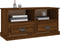 vidaXL - Tv-meubel - 93x35,5x45 - cm - bewerkt - hout - bruin - eikenkleur