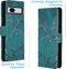 iMoshion Hoesje Geschikt voor Google Pixel 7a Hoesje Met Pasjeshouder - iMoshion Design Softcase Bookcase - Blauw / Blue Graphic