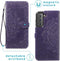 iMoshion Hoesje Geschikt voor Samsung Galaxy S21 Hoesje Met Pasjeshouder - iMoshion Mandala Bookcase - Paars