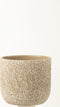 J-Line bloempot Ruw - keramiek - beige - large - Ø 22 cm