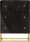 vidaXL - Ladekastje - 55x30x76 - cm - massief - mangohout - en - ijzer - zwart
