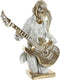 Decoratieve figuren DKD Home Decor Gouden Wit Hars (37 x 25 x 50 cm)