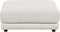 SIGTUNA - Ottomaan - Wit - Polyester