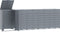 vidaXL - Containerberging - voor - 5 - containers - 345x79x117 - cm - staal - grijs