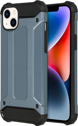iMoshion Hoesje Geschikt voor iPhone 14 Plus Hoesje - iMoshion Rugged Xtreme Backcover - Donkerblauw