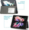 iMoshion Hoesje Geschikt voor Samsung Galaxy Z Fold 3 Hoesje Met Pasjeshouder - iMoshion Luxe Bookcase - Zwart