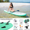 SereneLife SUP board - Antislip Opblaasbare Paddle Board met Peddel, Pomp, Leash en Accessoires