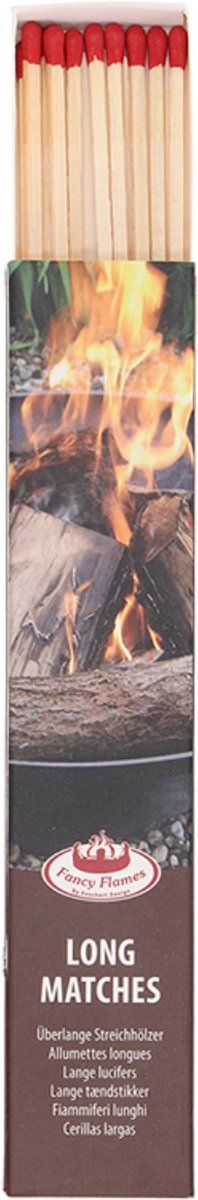 Fancy Flames BBQ/Barbecue lucifers - 10x - lange lucifers - 21 cm