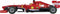 Jamara Rc formule 1 auto Ferrari F138 1:12 - Lengte 40,5 cm.