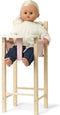 Houten Poppenstoel blank/roze