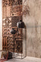 WOOOD Exclusive Emori Vaas - Metaal - Zwart/wit - 24x32x32