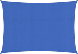 vidaXL - Zonnezeil - 160 - g/m² - 2x4,5 - m - HDPE - blauw