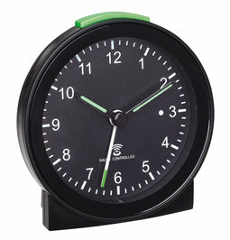 TFA-Dostmann 60.1517.01 - Zendergestuurde wekker - Snooze functie - Fluorescerende wijzers