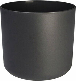 Elho B.for Soft Rond 25 - Bloempot - 100% Gerecycled Plastic - Ø 24.7 x H 23.3 cm - Antraciet